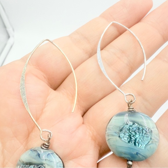 Elegant Faux Pearl & Crystal Earrings – Lot of 4 Pairs, Unique Drop Styles - Picture 6 of 11